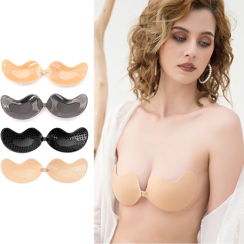 Brasier Mariposa Adhesivo sin Ligas | Alas de Soporte y Broche Ajustable