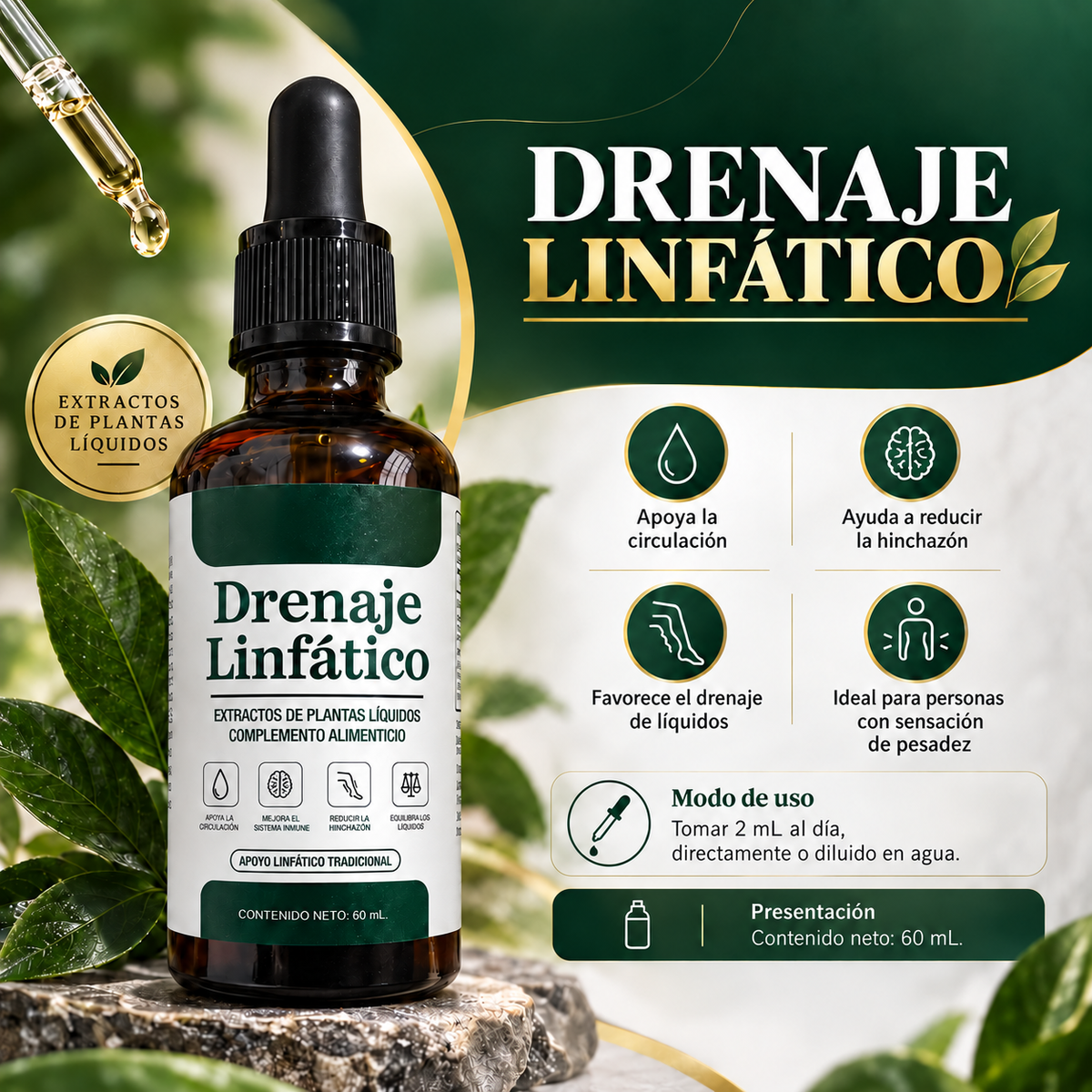 Drenaje Linfatico con Registro Sanitario - Desinflama tu Cuerpo!