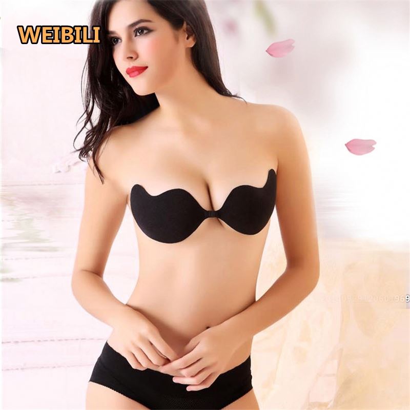Brasier Mariposa Adhesivo sin Ligas | Alas de Soporte y Broche Ajustable