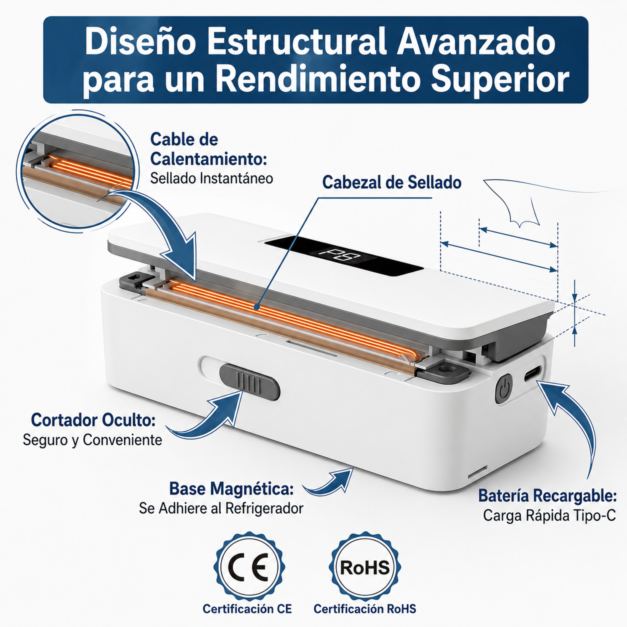 Mini Sellador Portatil - Tu cocina lo Necesita