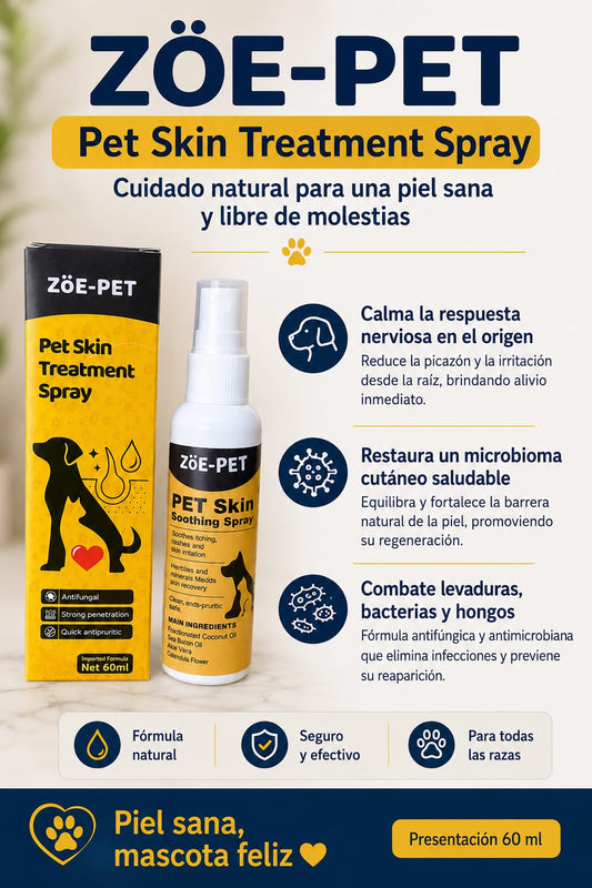 Pet Skin spray - Alivio total para la piel de tu Perro