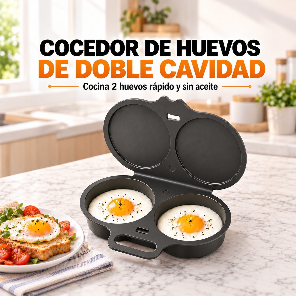 Escalfador de Huevos para Microondas