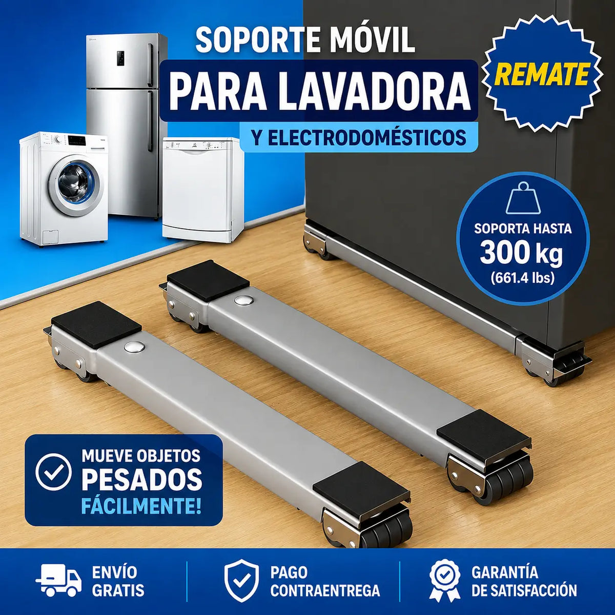 Deslizador de Muebles - Resistente hasta el Mas Pesado