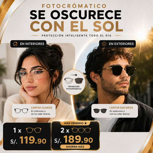 NeuroLens™ - Gafas Fotocromaticas Y con Proteccion Luz Azul